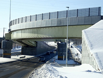 輪厚立体交差Cランプ橋(札幌開発建設部)