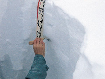 積雪断面調査